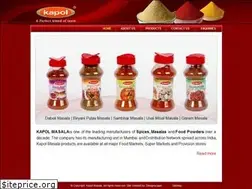 Sites similar to kapolspices.com