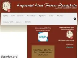 Sites similar to kaposvarizeneiskola.hu