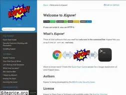 Sites similar to kapow.readthedocs.io