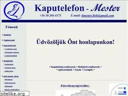 Sites similar to kaputelefon-mester.hu