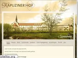 Sites similar to kapuzinerhof.de