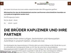Sites similar to kapuzinerklostergarten.de