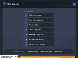 Sites similar to kara-dag.info