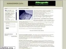 Sites similar to karadimov.info
