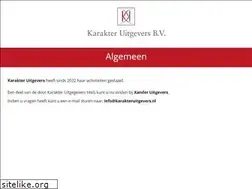 Sites similar to karakteruitgevers.nl