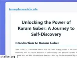 Sites similar to karamgaber.com
