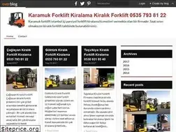 Sites similar to karamukforklift.over-blog.com