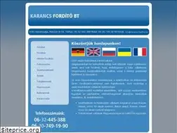 Sites similar to karancs-fordito.hu