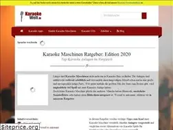 Sites similar to karaoke-welt.de
