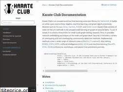Sites similar to karateclub.readthedocs.io
