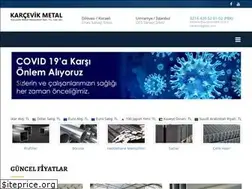 Sites similar to karcevikmetal.com.tr