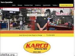 Sites similar to karcospecialties.com