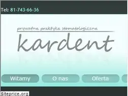 Sites similar to kardent.pl