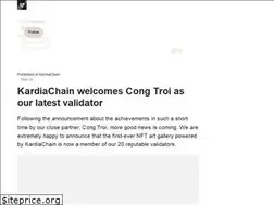 Sites similar to kardiachain.medium.com