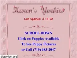 Sites similar to karensyorkies.com