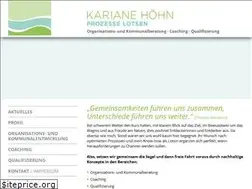 Sites similar to kariane-hoehn.de