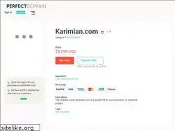 Sites similar to karimian.com