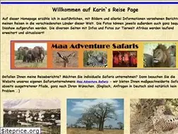 Sites similar to karinsreisepage.de