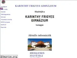 Sites similar to karinthy.hu