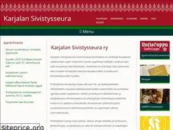 Sites similar to karjalansivistysseura.fi