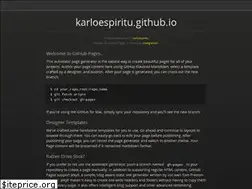 Sites similar to karloespiritu.github.io