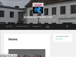 Sites similar to karlskron-politik.info