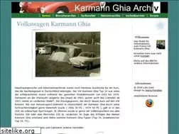 Sites similar to karmann-ghia-archiv.de