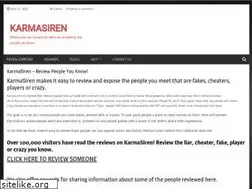 Sites similar to karmasiren.com