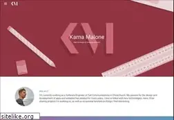 Sites similar to karnamalone.com