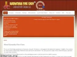 Sites similar to karnatakafinechem.com