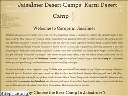 Sites similar to karnidesertcamp.com