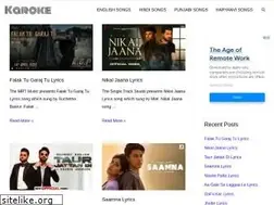 Sites similar to karoke.in