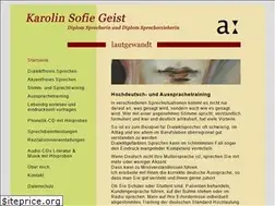 Sites similar to karolin-geist.de