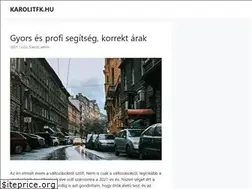 Sites similar to karolitfk.hu