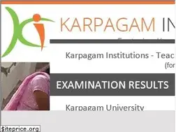 Sites similar to karpagam.edu.in