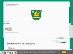Sites similar to karsbach.de