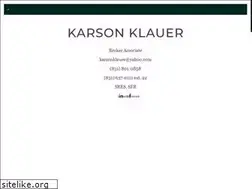 Sites similar to karsonklauer.com