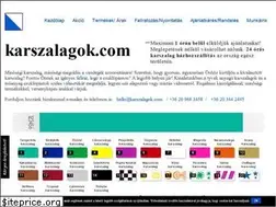 Sites similar to karszalagok.com