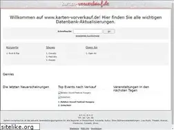 Sites similar to karten-vorverkauf.de