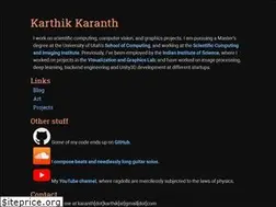 Sites similar to karthikkaranth.me