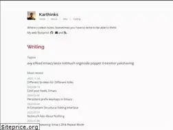 Sites similar to karthinks.com