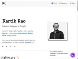 Sites similar to kartikrao.in