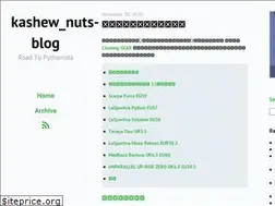 Sites similar to kashewnuts.github.io