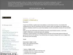 Sites similar to kashif-oracle-forms.blogspot.com