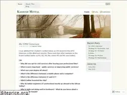 Sites similar to kashishmittal.wordpress.com