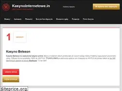 Sites similar to kasynointernetowe.in