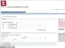 Sites similar to katalog.landesbibliothek-coburg.de