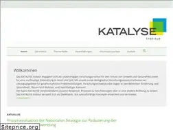 Sites similar to katalyse.de