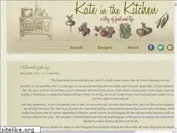 Sites similar to kateinthekitchen.com