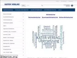 Sites similar to kater-verlag.de